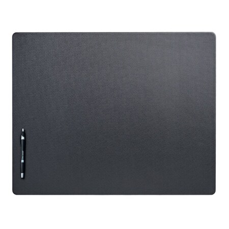 Dacasso Black Leatherette 24" x 19" Desk Mat without Rails PR-1027